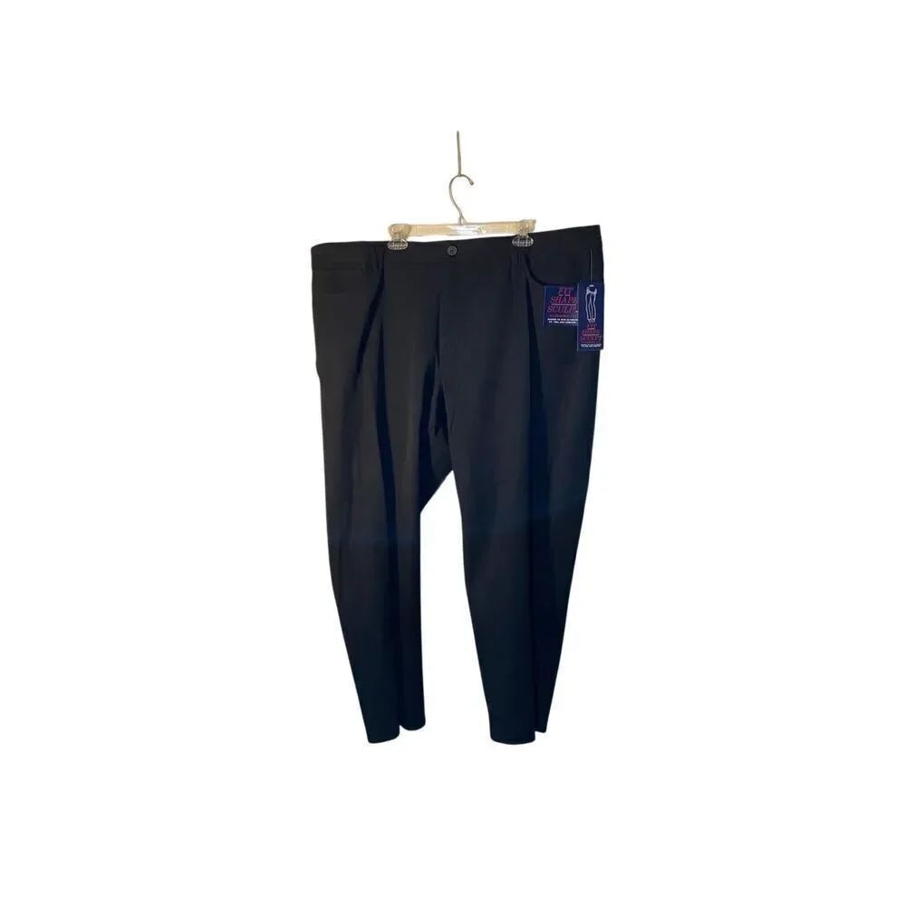 NWT chaps women’s fit shape sculpt slim fit black pants, size 26